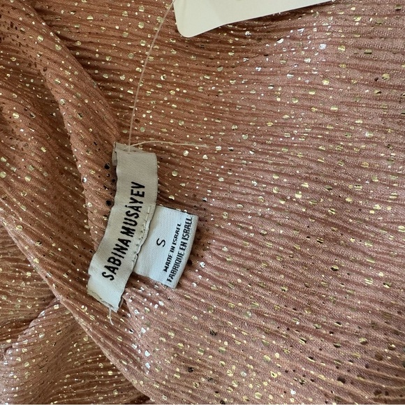 Sabina‎ Musayev Sapphire Dress in Blush NWT Size Small - Picture 6 of 6